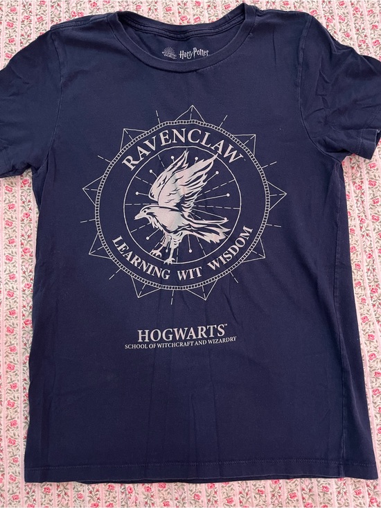 Wizarding World Of Harry Potter Tops - Harry Potter Ravenclaw Navy Short Sleeve Graphic Tee